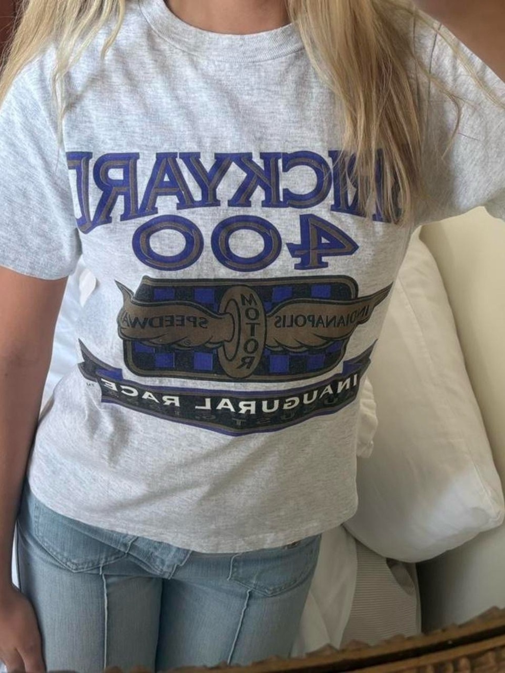 90's Nascar baby tee boxy - Indy Brickyard 400 - Picture 5 of 5